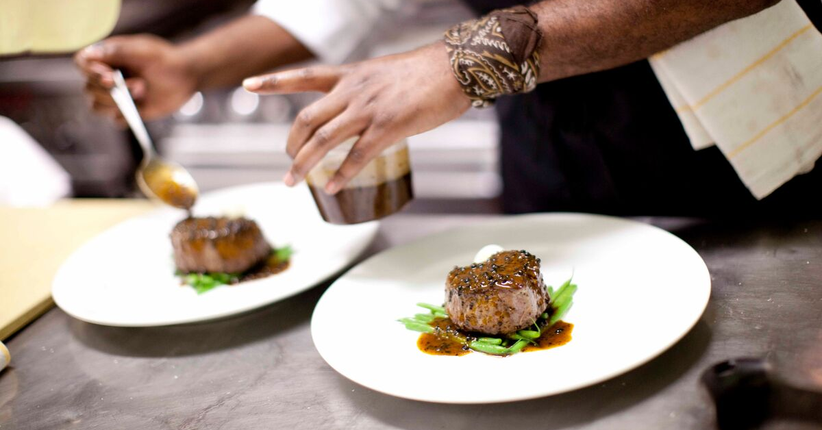 chef preparing food