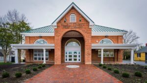The newly restored St. Michaels branch, Talbot County Free Library.